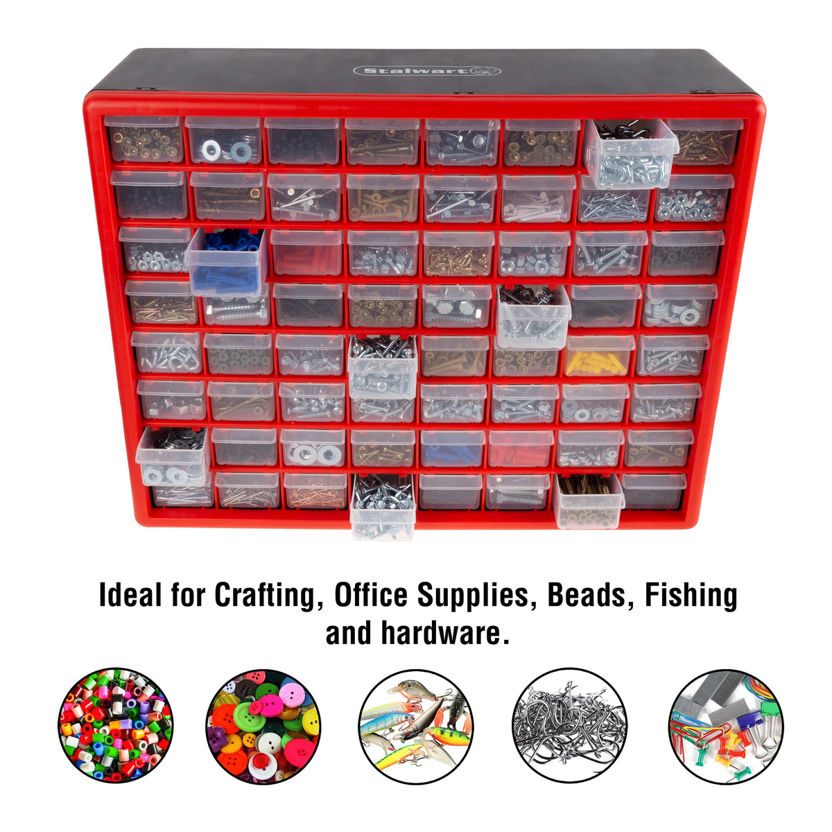 24 Drawer Plastic Storage Cabinet A290