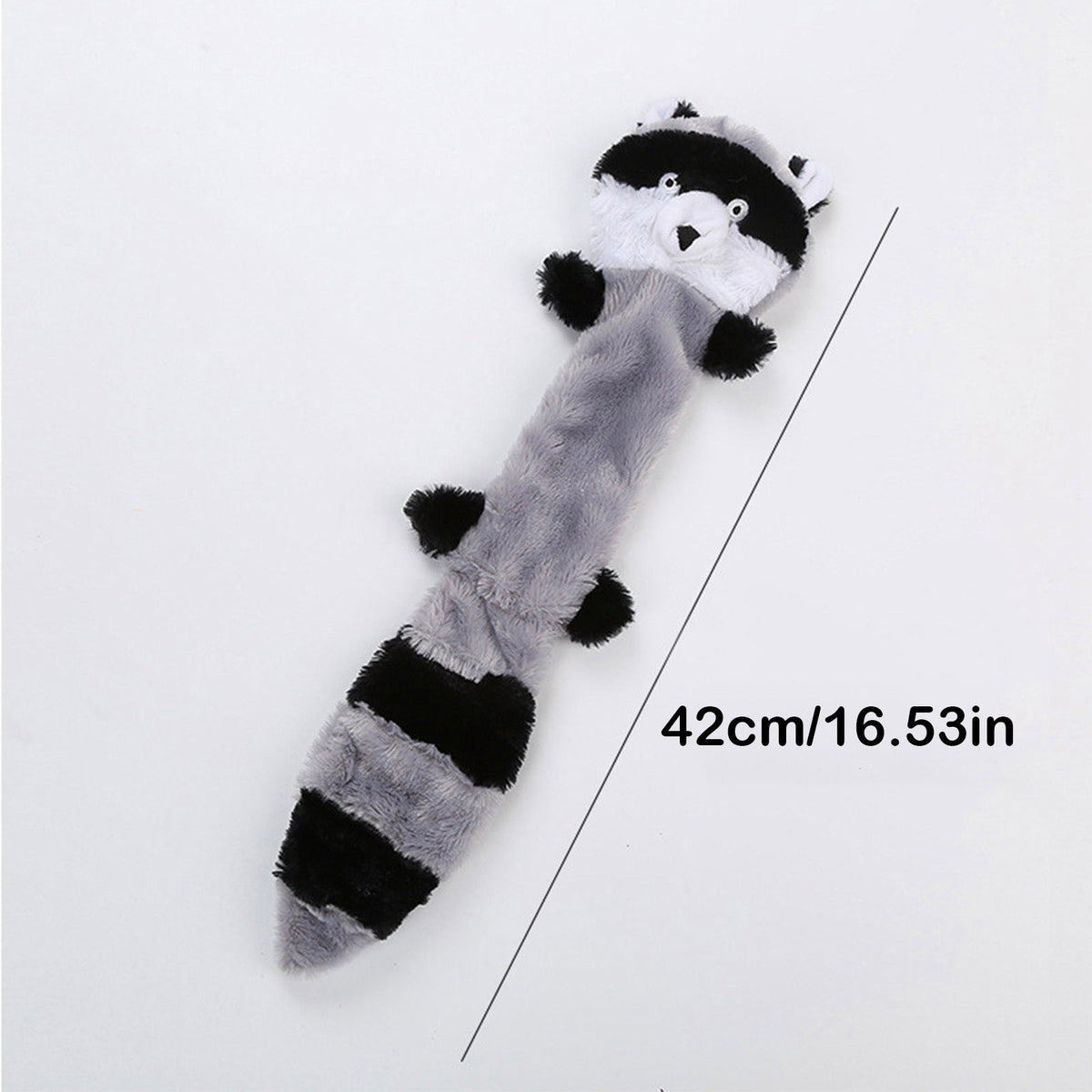 3Pcs No Stuffing Plush Dog Chew Toy E5525