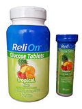 Glucose 50 Tablets with On-The-Go Tube 10 Tablets Tropical Fruit N750