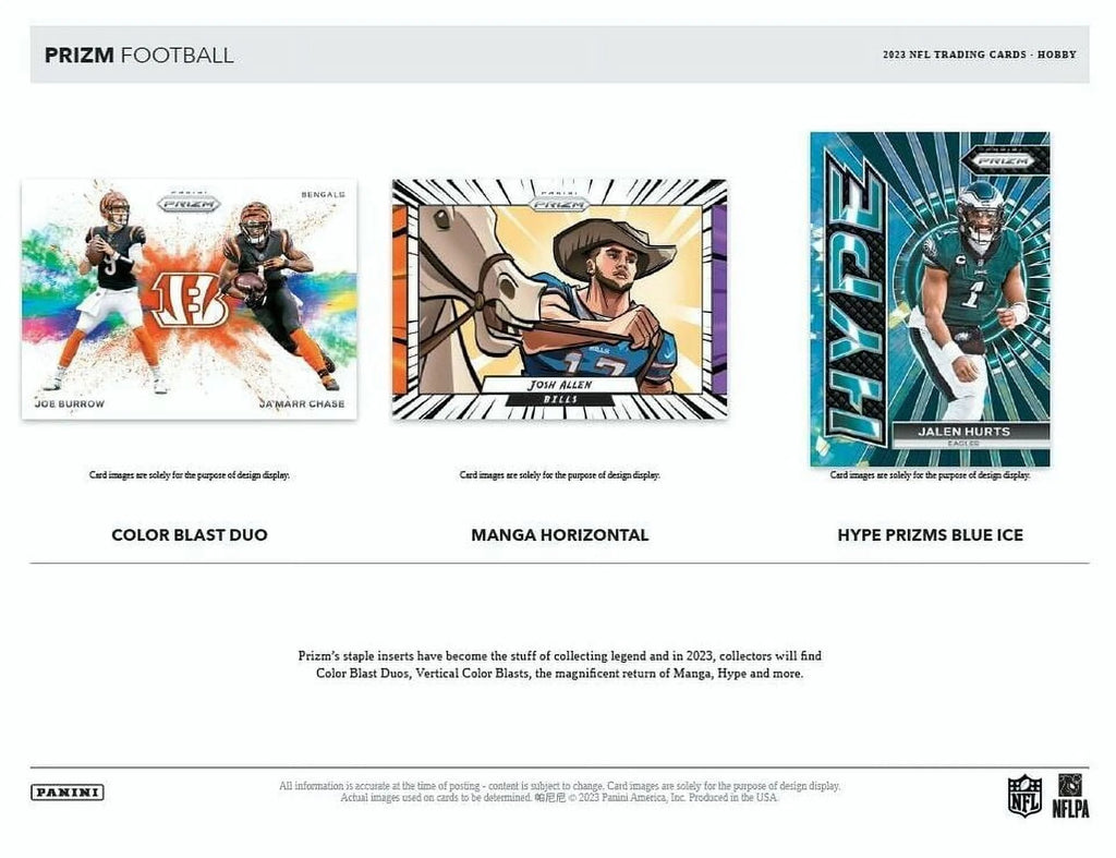 2023 Panini Prizm Football Hobby Box B645101