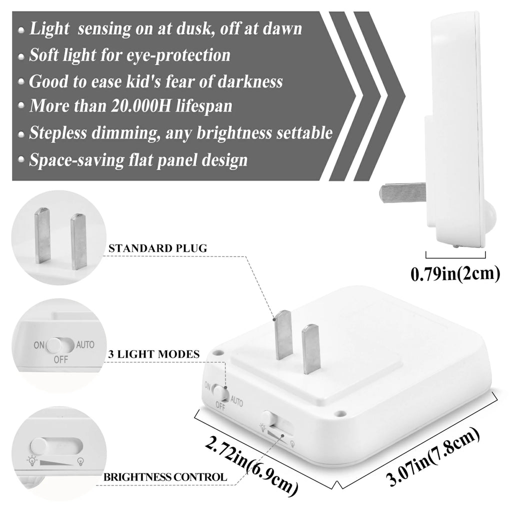 LED Motion Sensor Night Light 2 Pack I3275