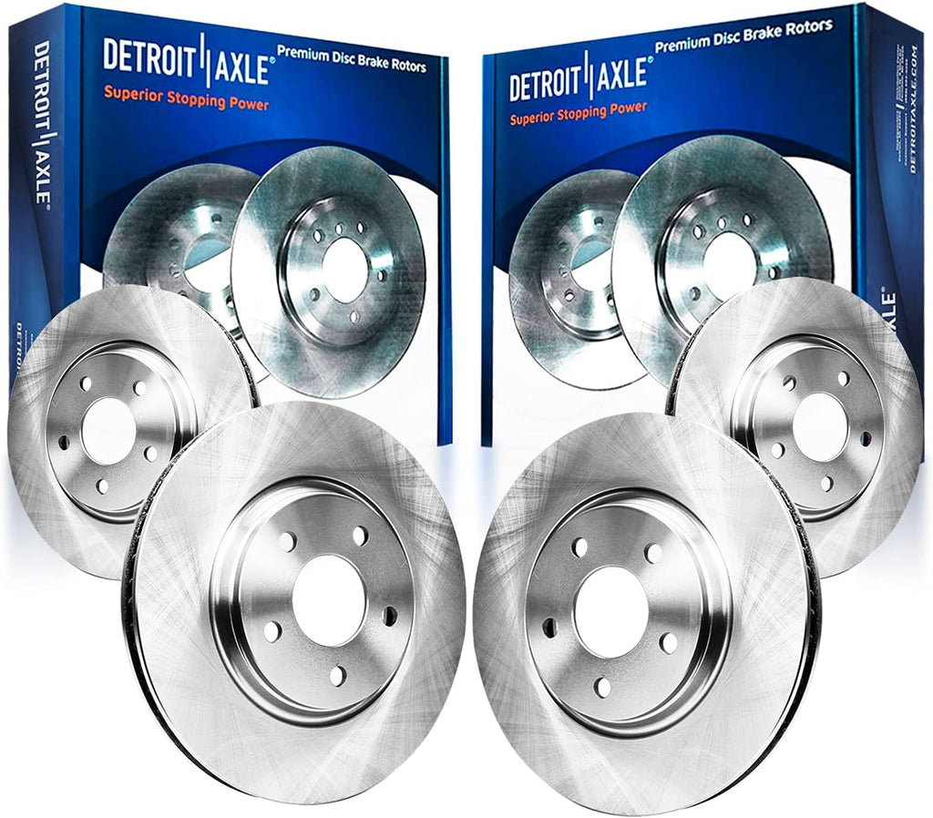 Front & Rear Disc Brake Rotors 4pc Set U35225