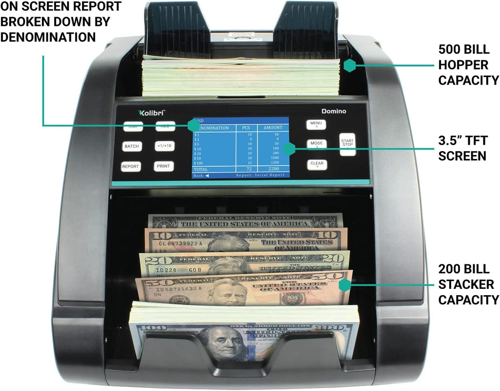 Money Counter Machine with Counterfeit Bill Detector T6176