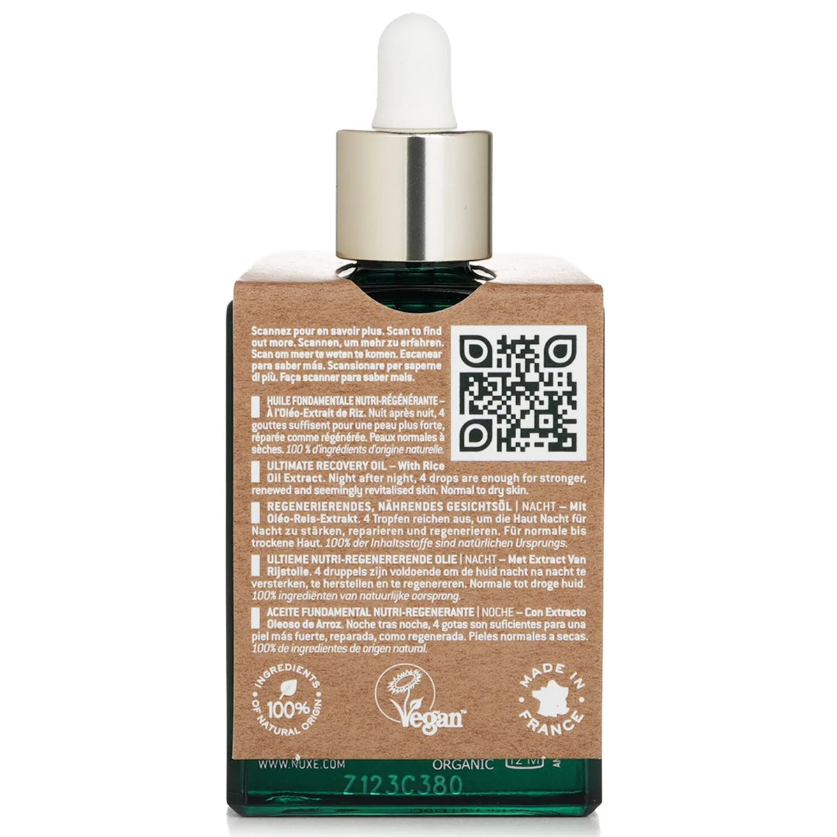 Organic Night Recovery Oil 30ml H18073