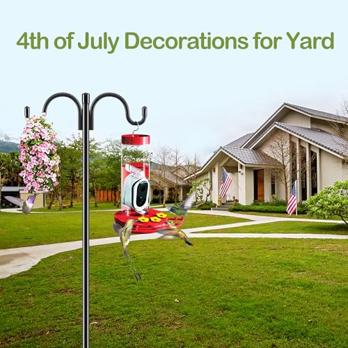 Smart Hummingbird Feeder with Camera Solar-Powered, AI Identify, Cloud Storage, HD Video (20 Ounces) O630