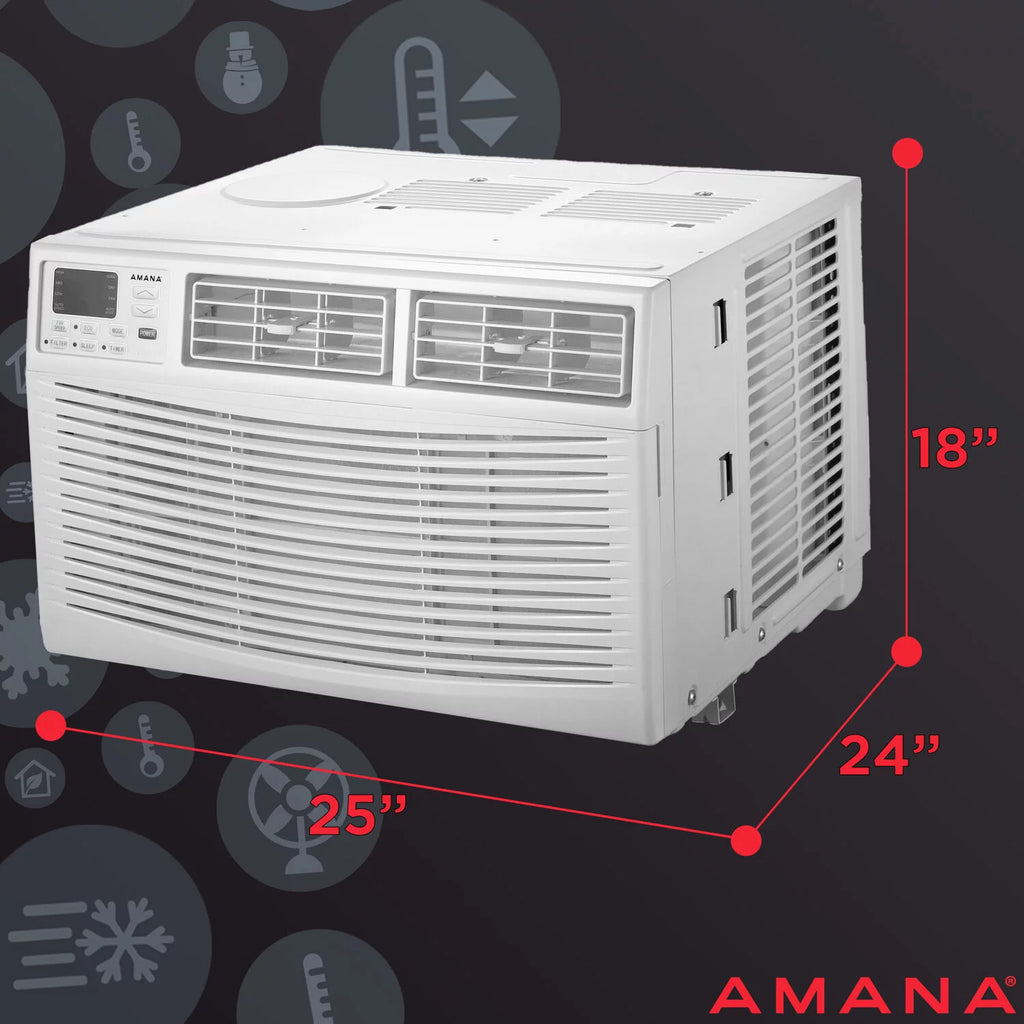 10,000 BTU Window-Mounted Air Conditioner with Remote Control E25986