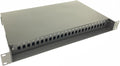 1U 19 24 Port SC Simplex/LC Duplex Fiber Optic Rack Mount Patch Panel Aluminum Alloy Pack of 2 T88893