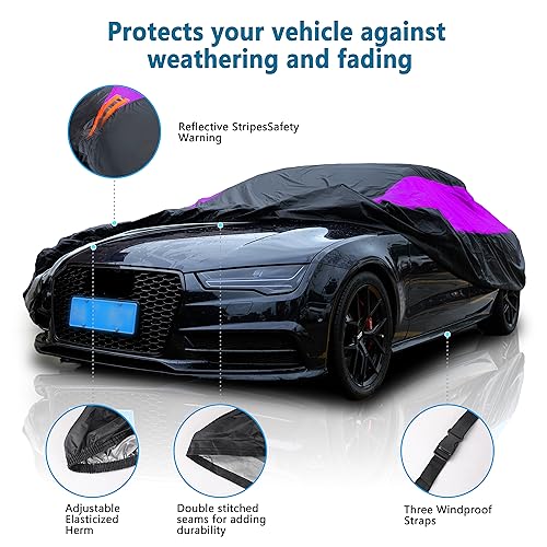 Waterproof All Weather Snowproof UV Protection Windproof Full Car Cover Z622