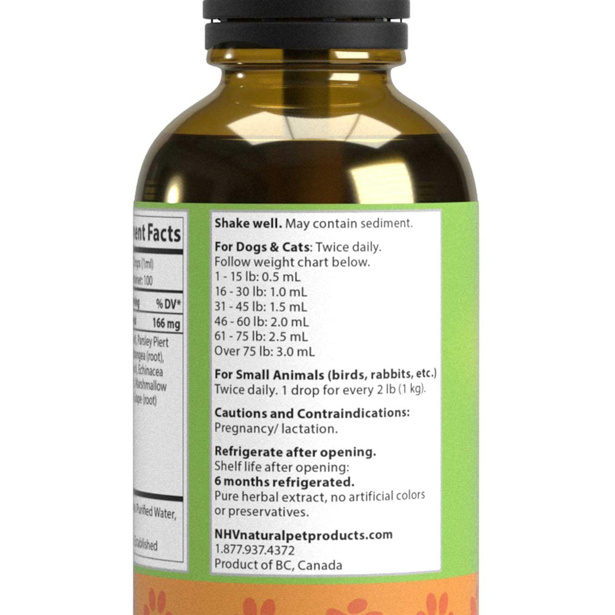 Natural Herbal Support for Dogs and Cats H300