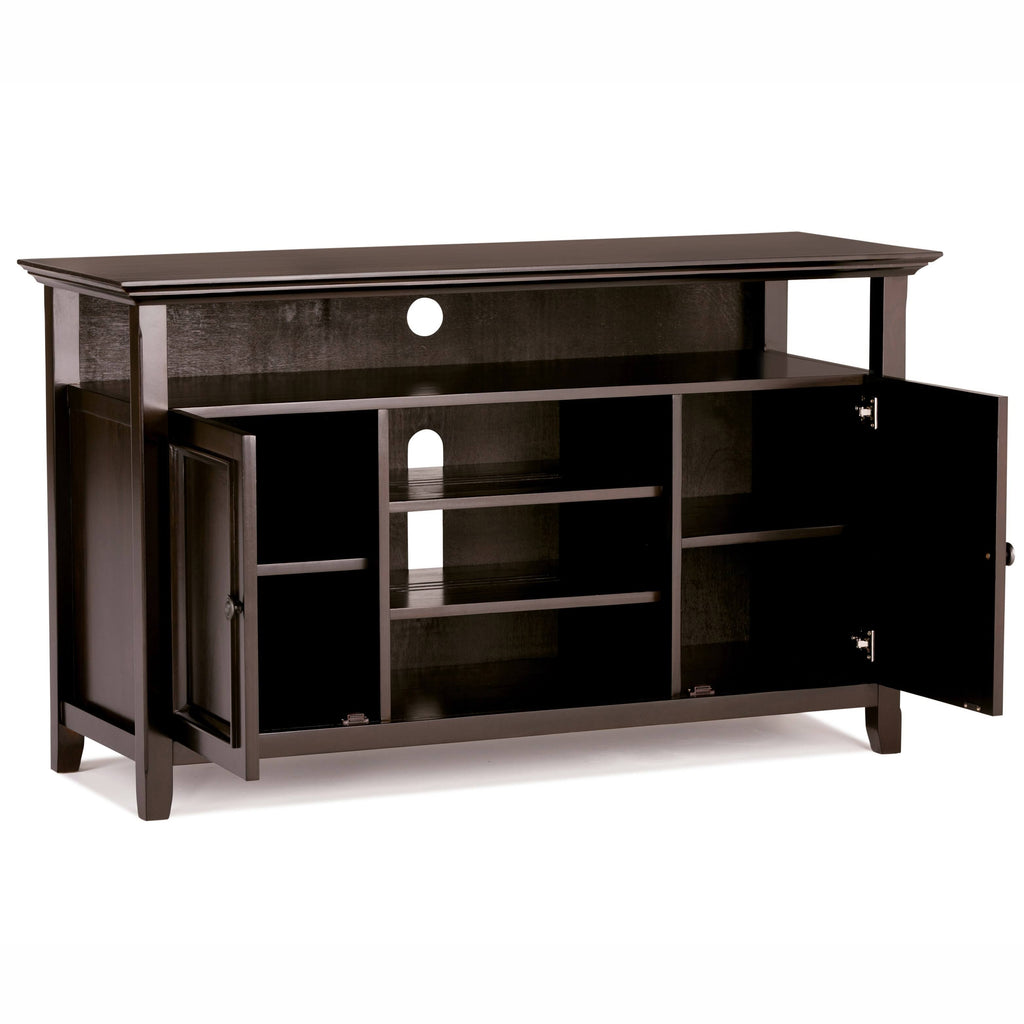 Wood Transitional TV Media Stand Y581