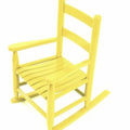 Coastal Yellow Wood Childs Rocking Chair O38396