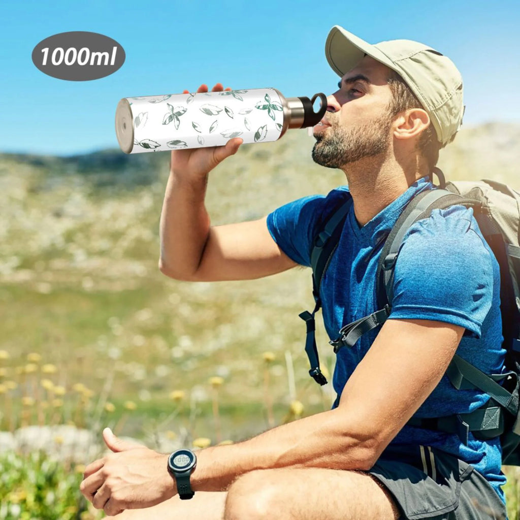 Stainless Steel Insulated Water Bottle with Straw Lid E486884