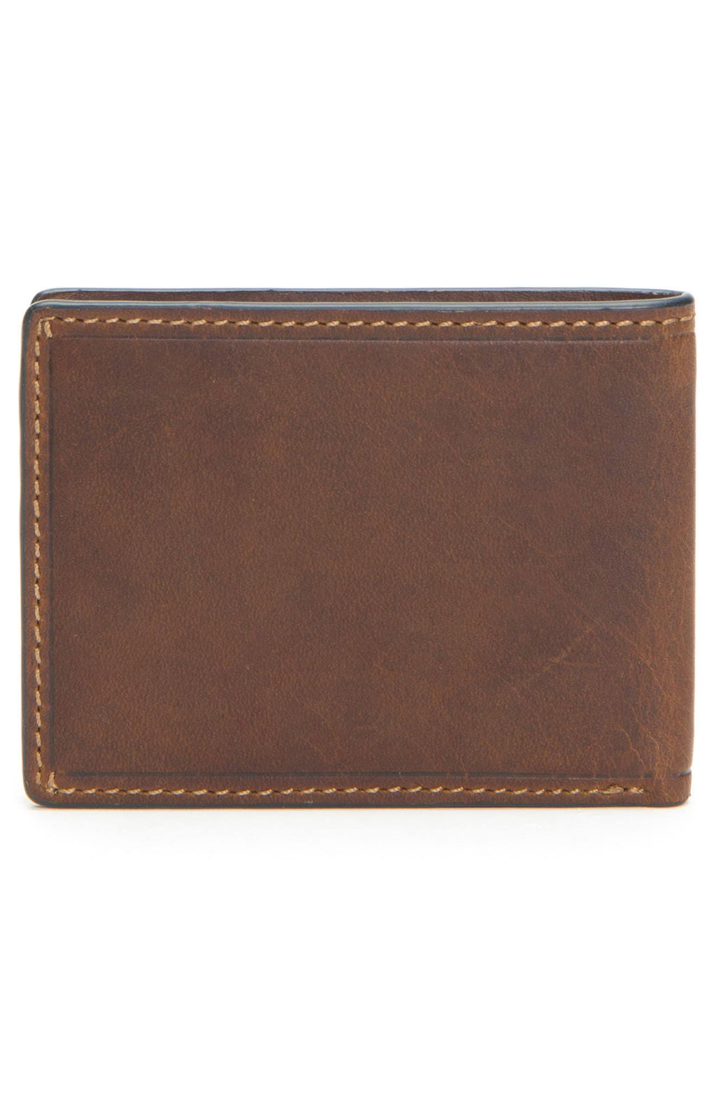 Dark Brown Leather ID Billfold Z7610