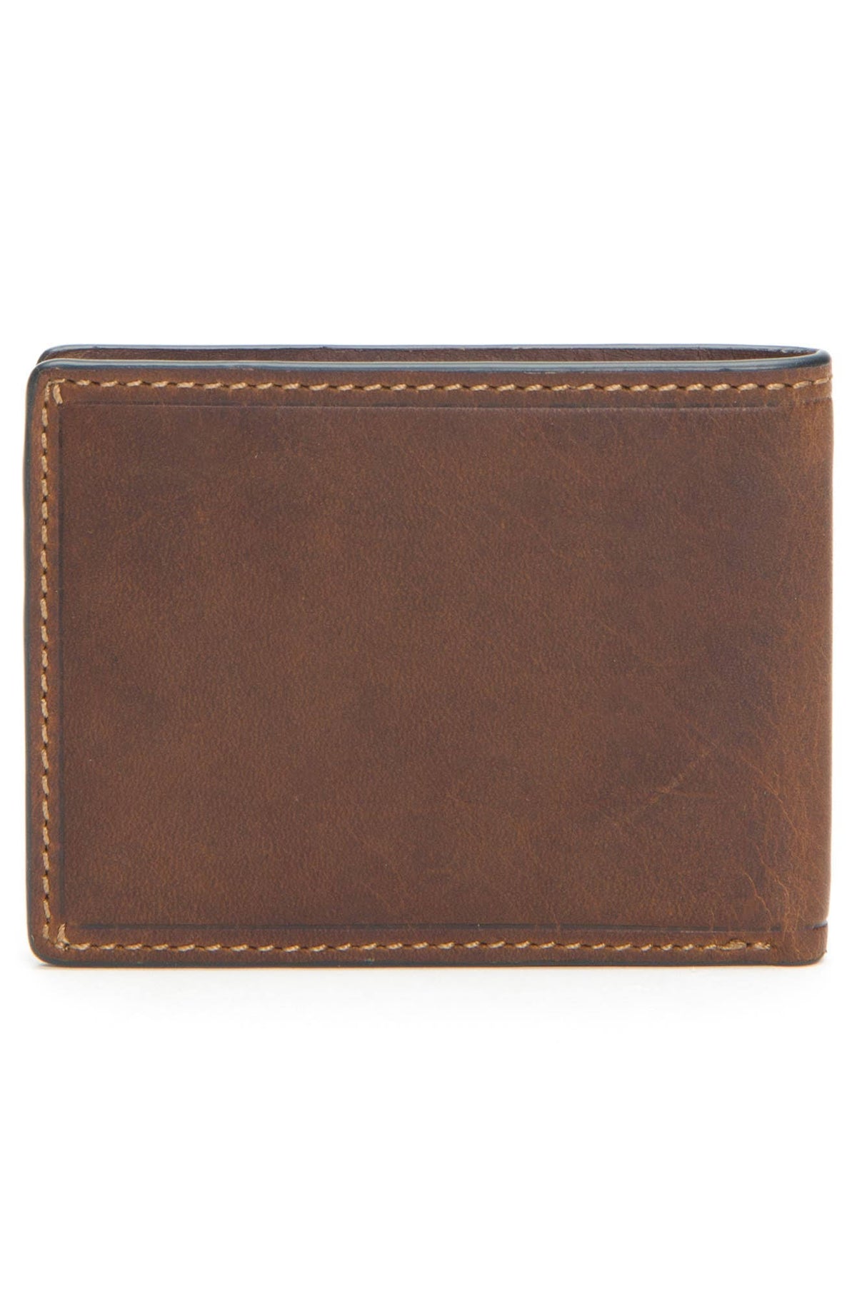 Dark Brown Leather ID Billfold Z7610