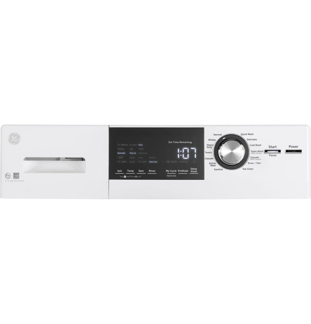 24 Frontload Washer with Steam 2.4 cu. ft. White B79665