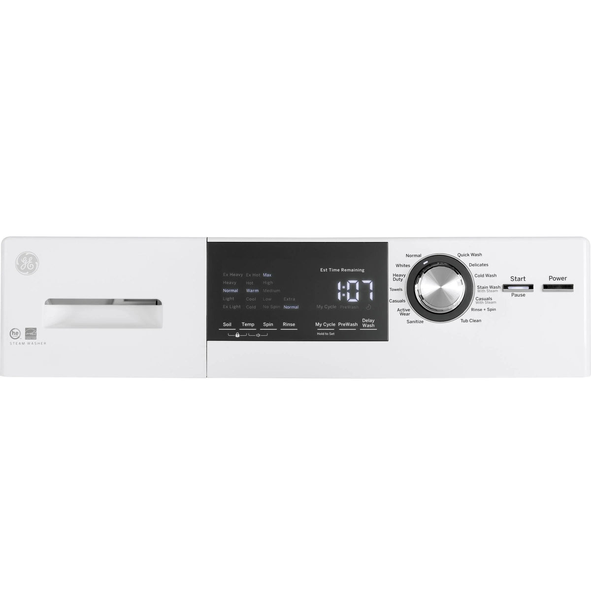 24 Frontload Washer with Steam 2.4 cu. ft. White B79665