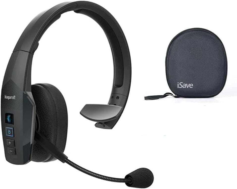 Noise Cancelling Wireless Bluetooth Headset with Carrying Case X6151