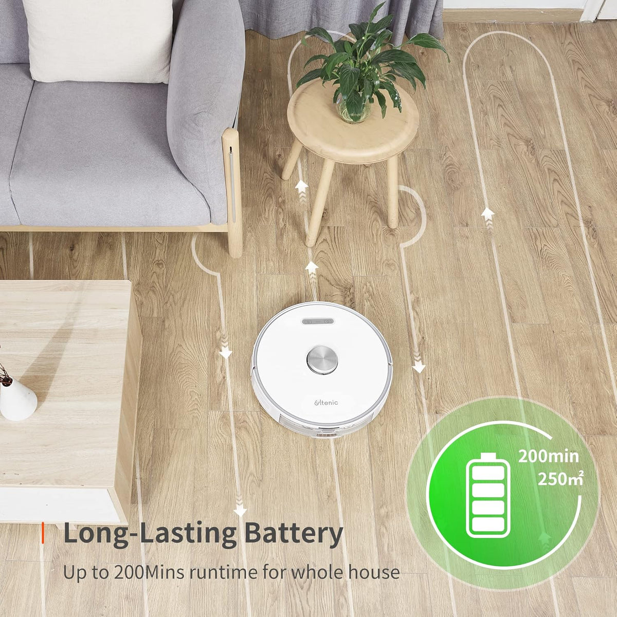 Robot Vacuum and Mop Combo Self Emptying 3000Pa G787