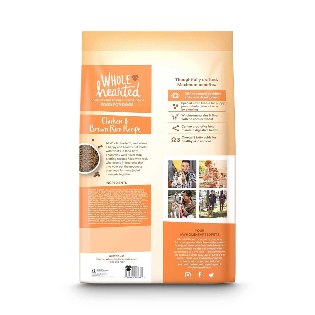 Chicken and Brown Rice Recipe Dry Puppy Food N18126