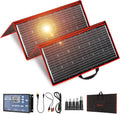 300W 18V Portable Folding Solar Panel Kit with 2 USB Outputs H92384