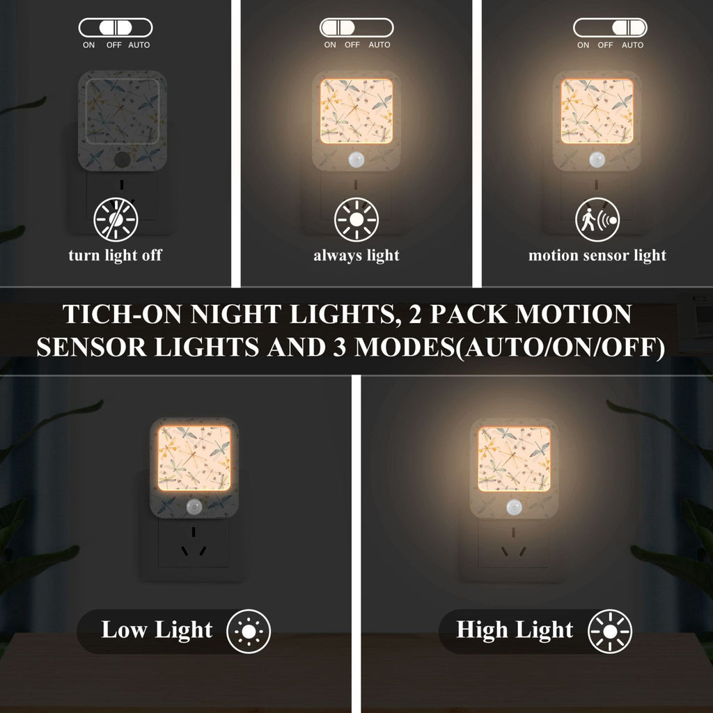 LED Motion Sensor Night Light 2 Pack I3275