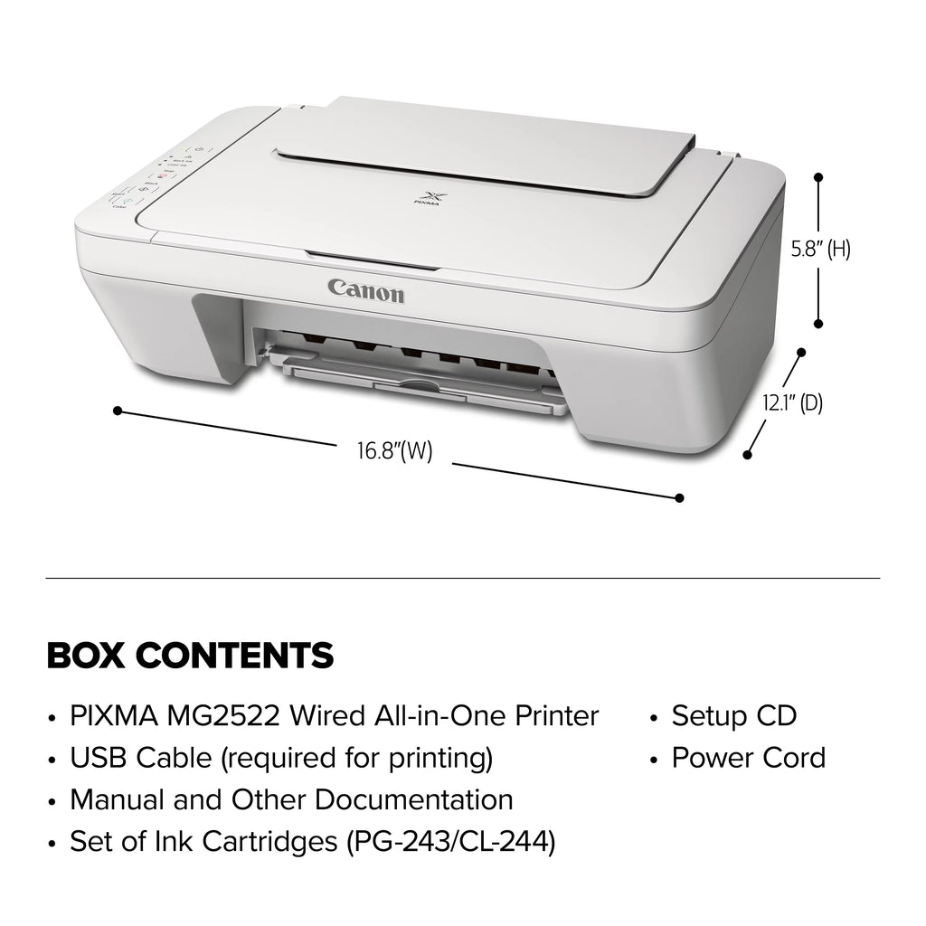 Wired All-in-One Color Inkjet Printer O79547
