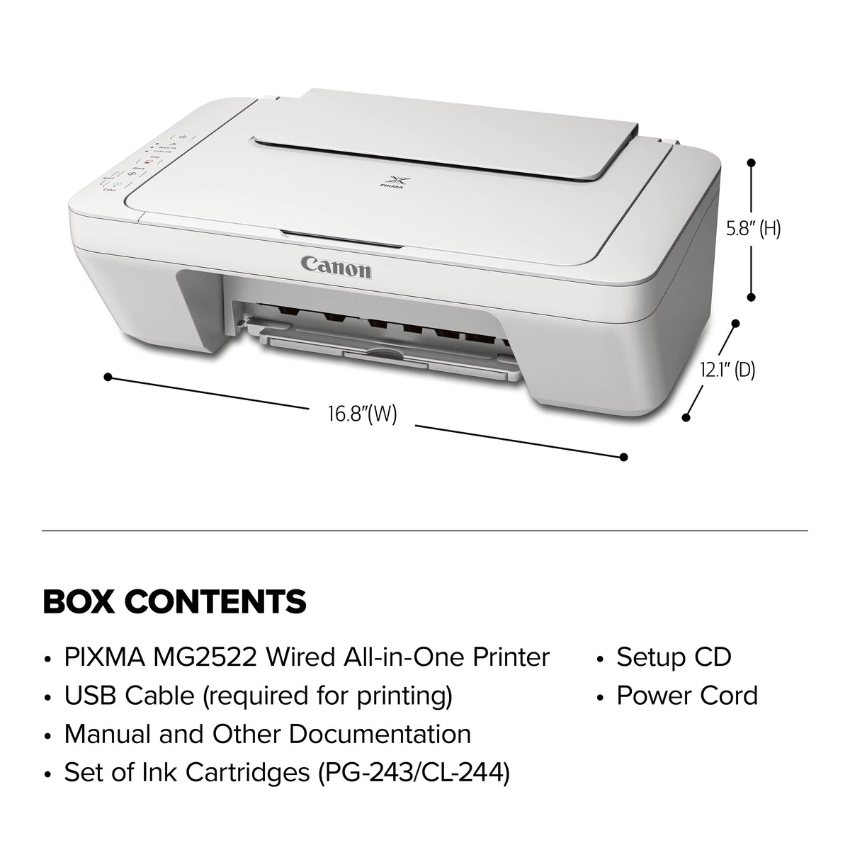 Wired All-in-One Color Inkjet Printer O79547