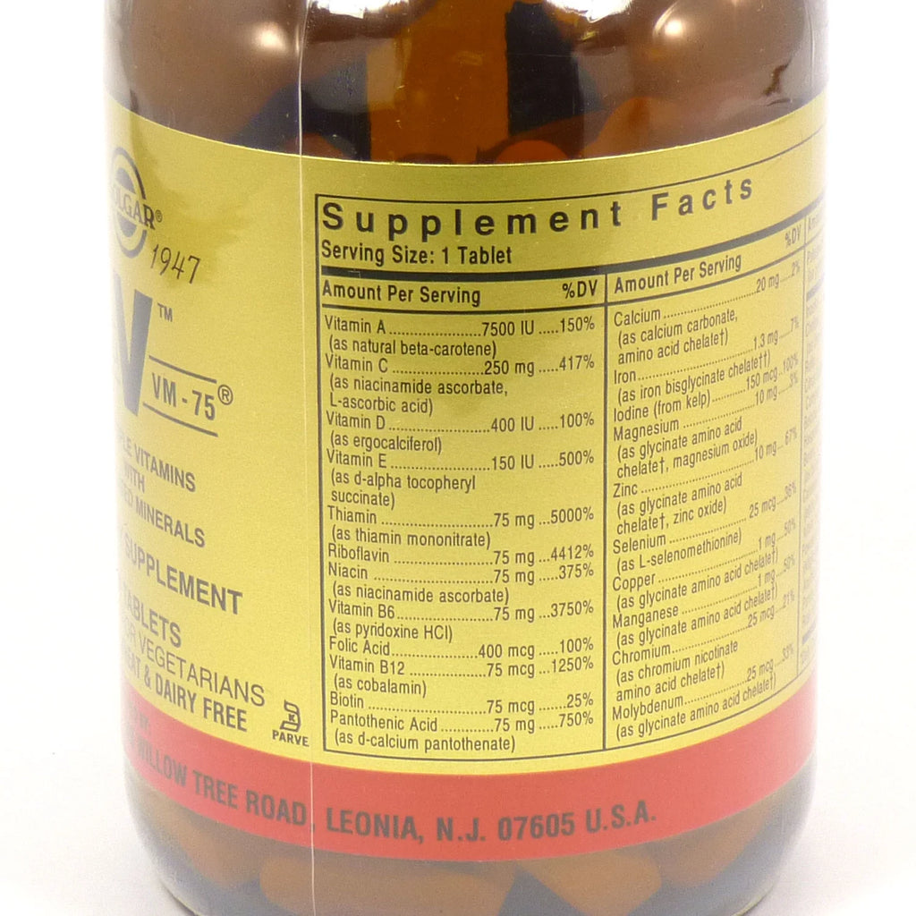 90 Count Multivitamin and Mineral Tablets D828