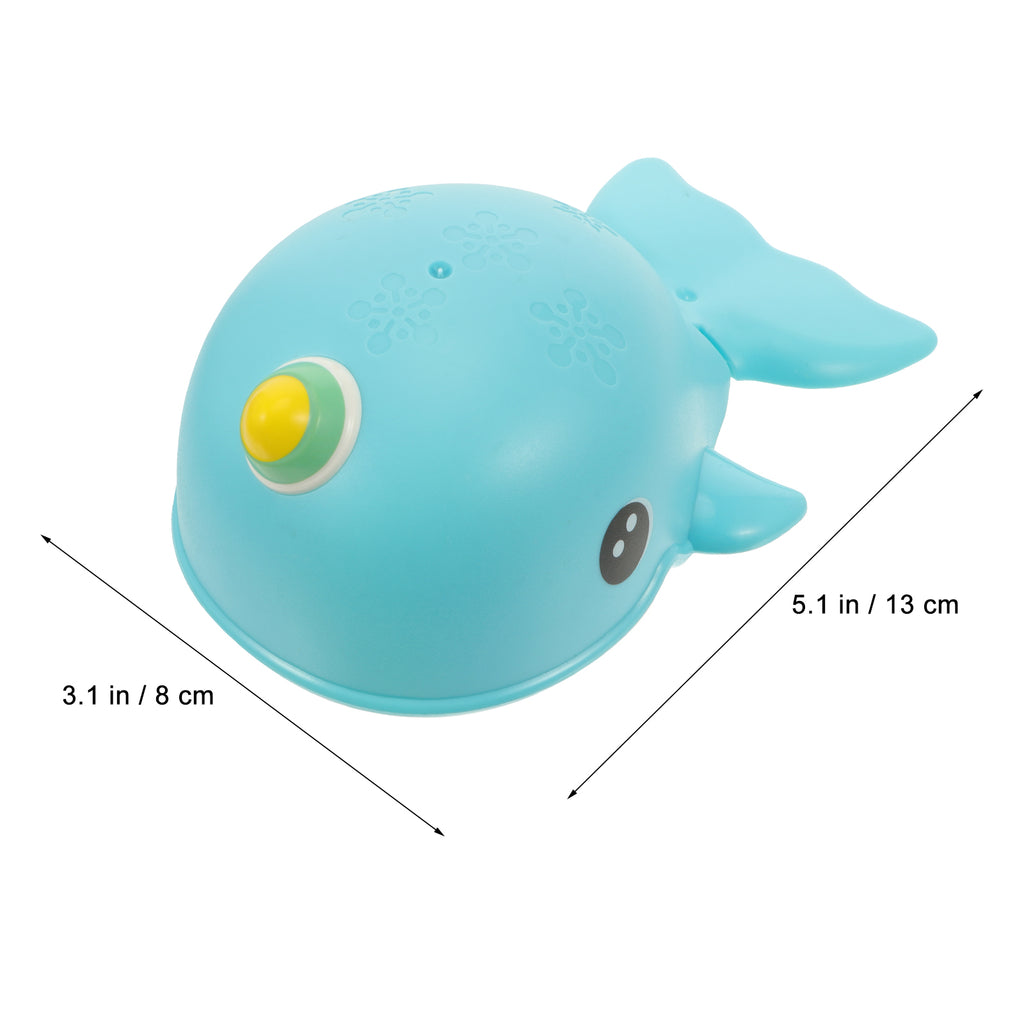 2 Pcs Whale Toy Baby Tub Wind up Bathtub Clockwork Childrens U7244