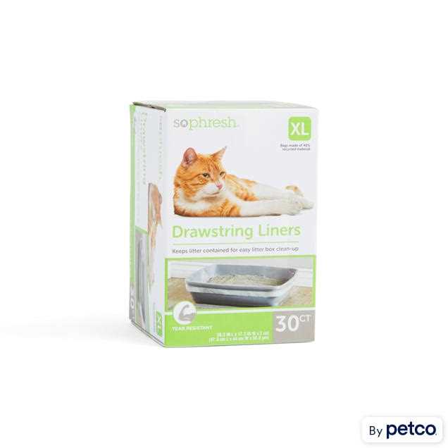 Drawstring Cat Litter Box Liners J754