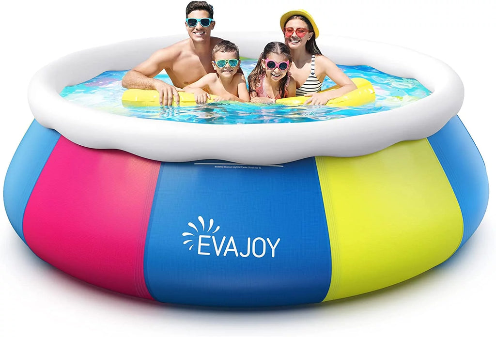 10ft × 30in Easy Set Inflatable Swimming Pool with Pool Cover V17580