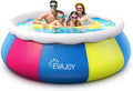 10ft × 30in Easy Set Inflatable Swimming Pool with Pool Cover V17580