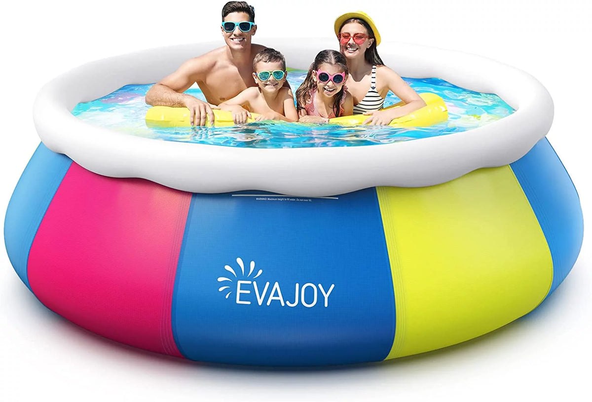10ft × 30in Easy Set Inflatable Swimming Pool with Pool Cover V17580