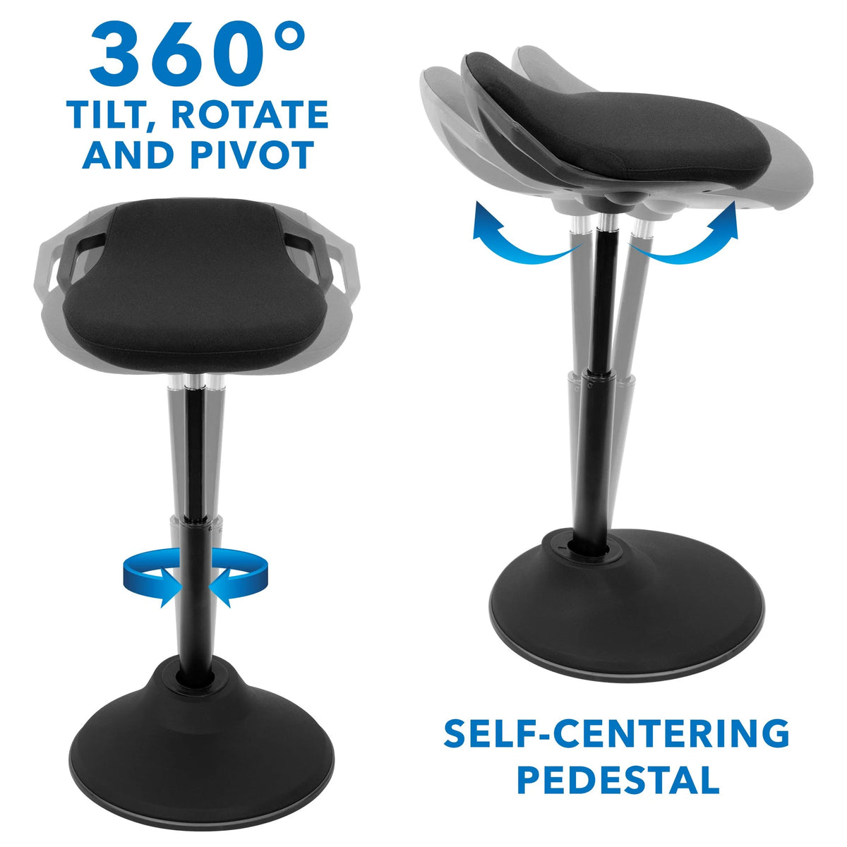 Ergonomic Height Adjustable Backless Stool G811