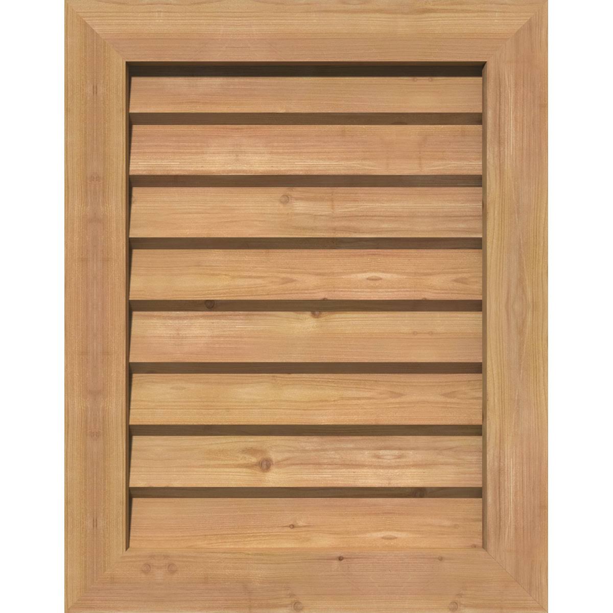 Unfinished Non-Functional Vertical Gable Vent A185