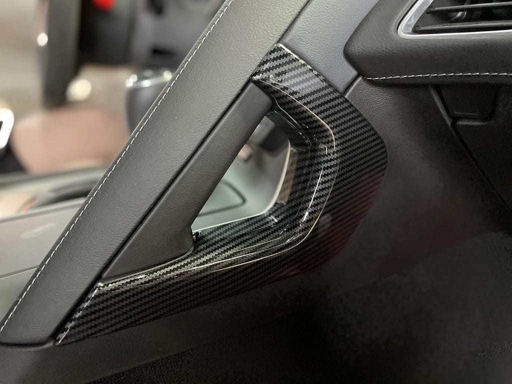 Carbon Fiber Central Control Armrest Cover Trim for 2014-2019 Chevrolet Corvette C7 X495483