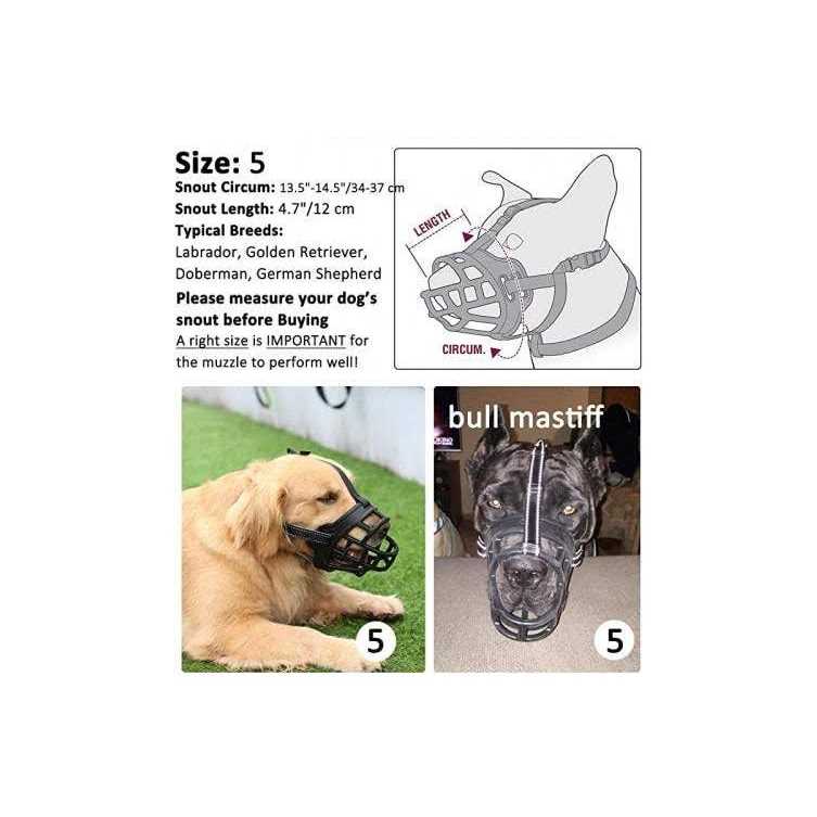 Soft Basket Silicone Dog Muzzle K2003