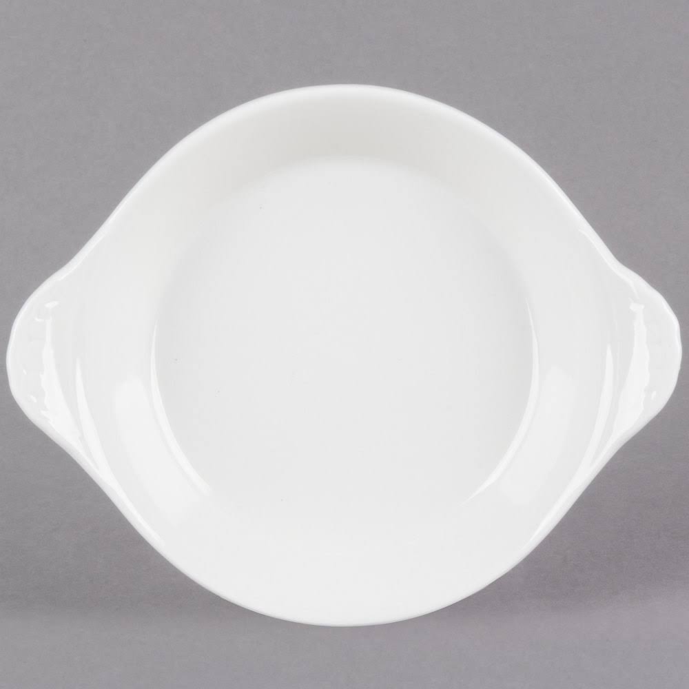 12 oz. Bone White Stoneware Shirred Egg Dish - 36/Case L656627
