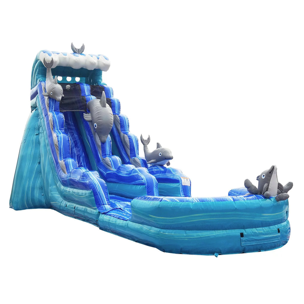 Commercial Grade Inflatable Water Slide with Detachable Pool H7062