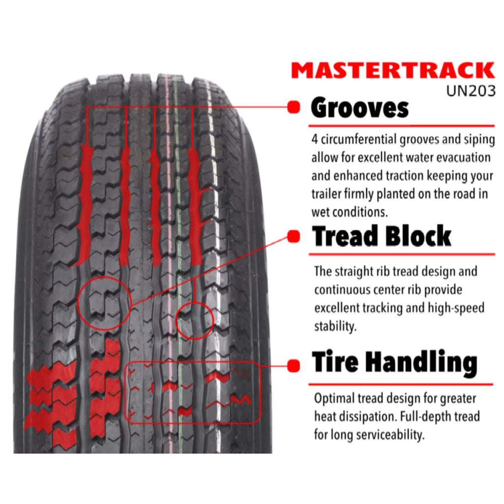 ST205/75R14 8 Ply Radial Trailer Tire G8467