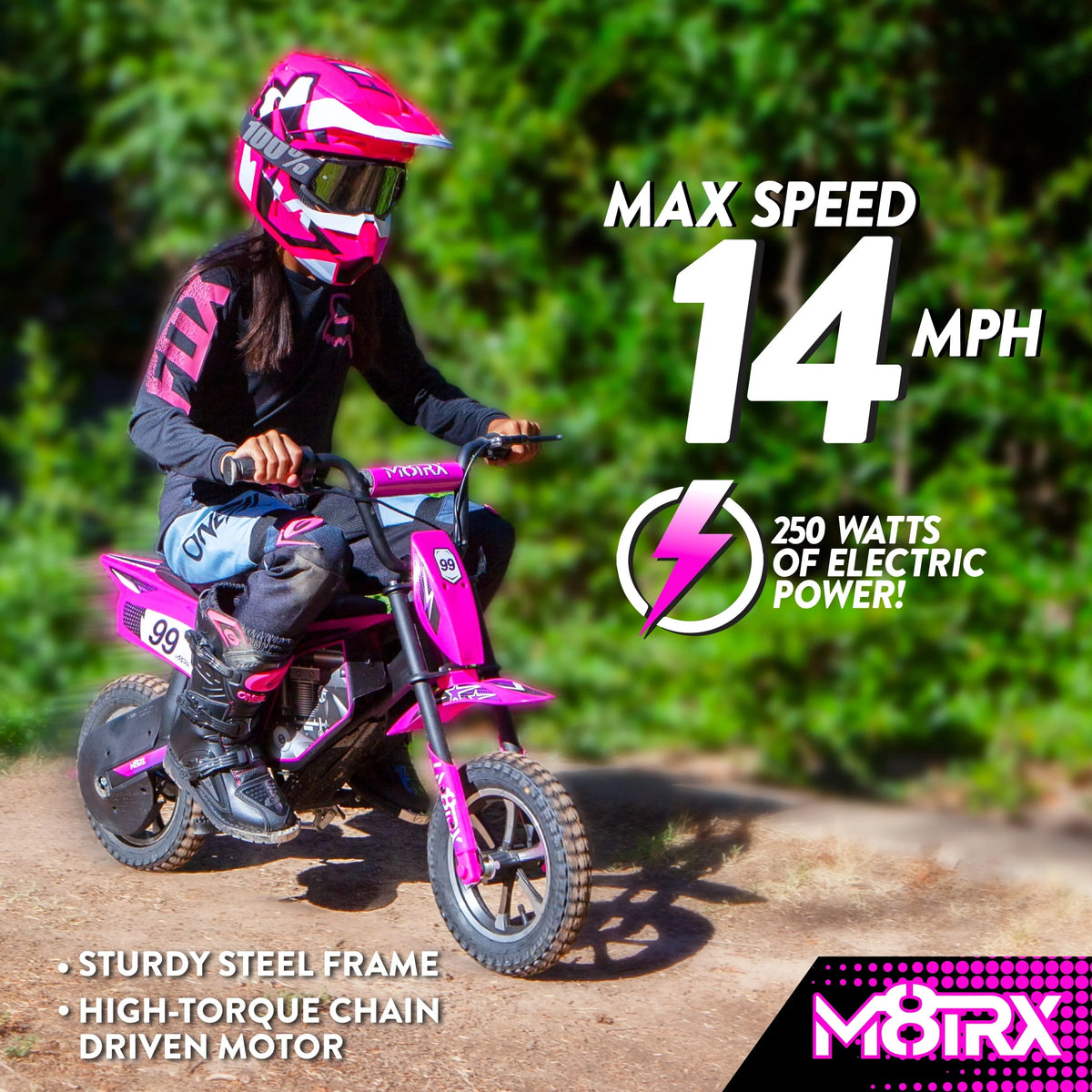 Pink 24V Electric Dirt Bike Y858880