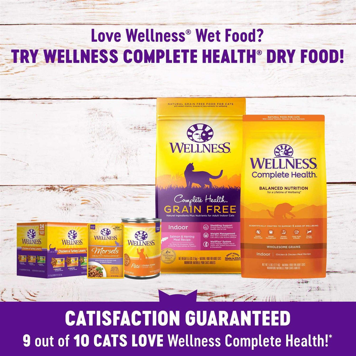 Natural Grain Free Wet Cat Food Morsels Variety Pack W9792