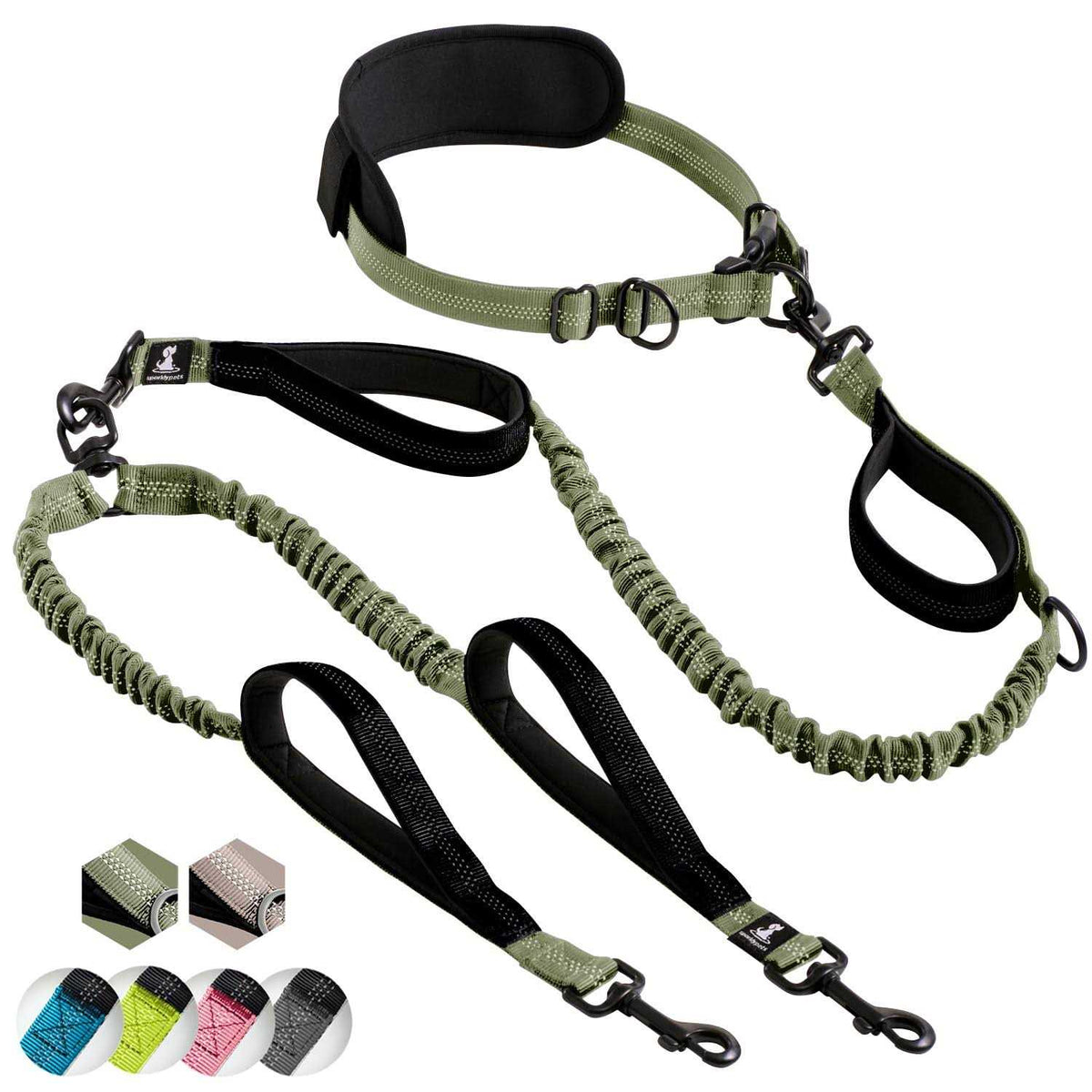 Hands Free Double Dog Leash V5685