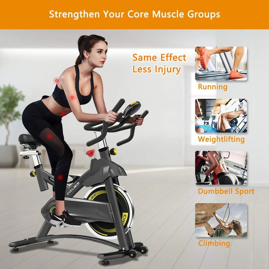 Magnetic Exercise Bike Indoor Cycling Bike Stationary Bike With Tablet Holder U6656