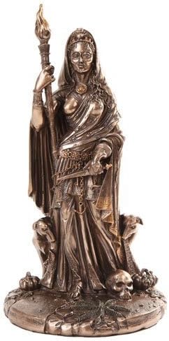 Patina Statue of Hecate Sculpture B45674