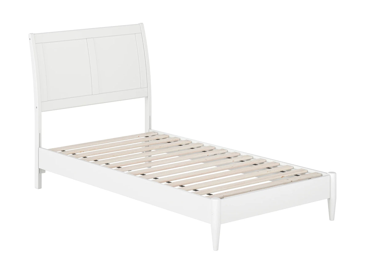 Twin Solid Wood Sleigh Platform Bed I650432