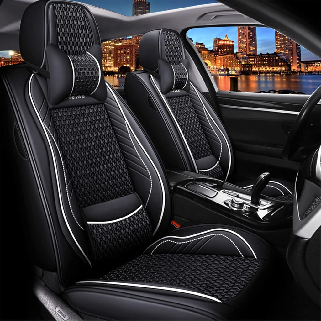 Faux Leather Car Seat Cover Front Only F75723