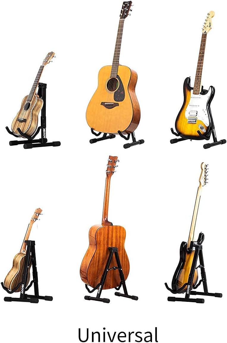 Mahogany 23 Inch Concert Ukulele with Folding Guitar Stand Q320