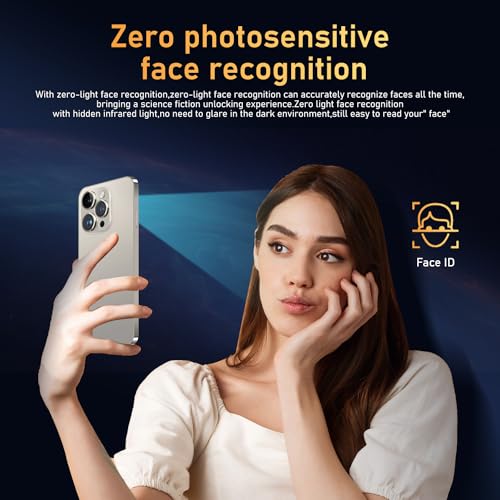 Unlocked Smartphone 6.8" HD Screen 6800mAh 6+256GB with 128GB Memory Card D5653