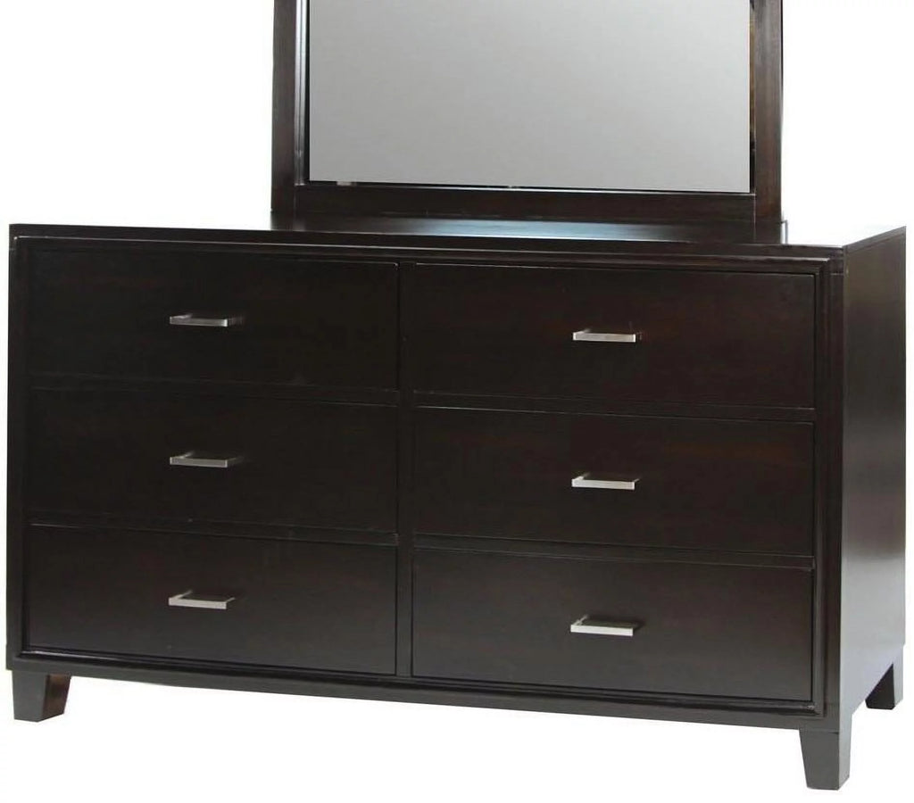 6 Drawer Brown Cherry Dresser O6749